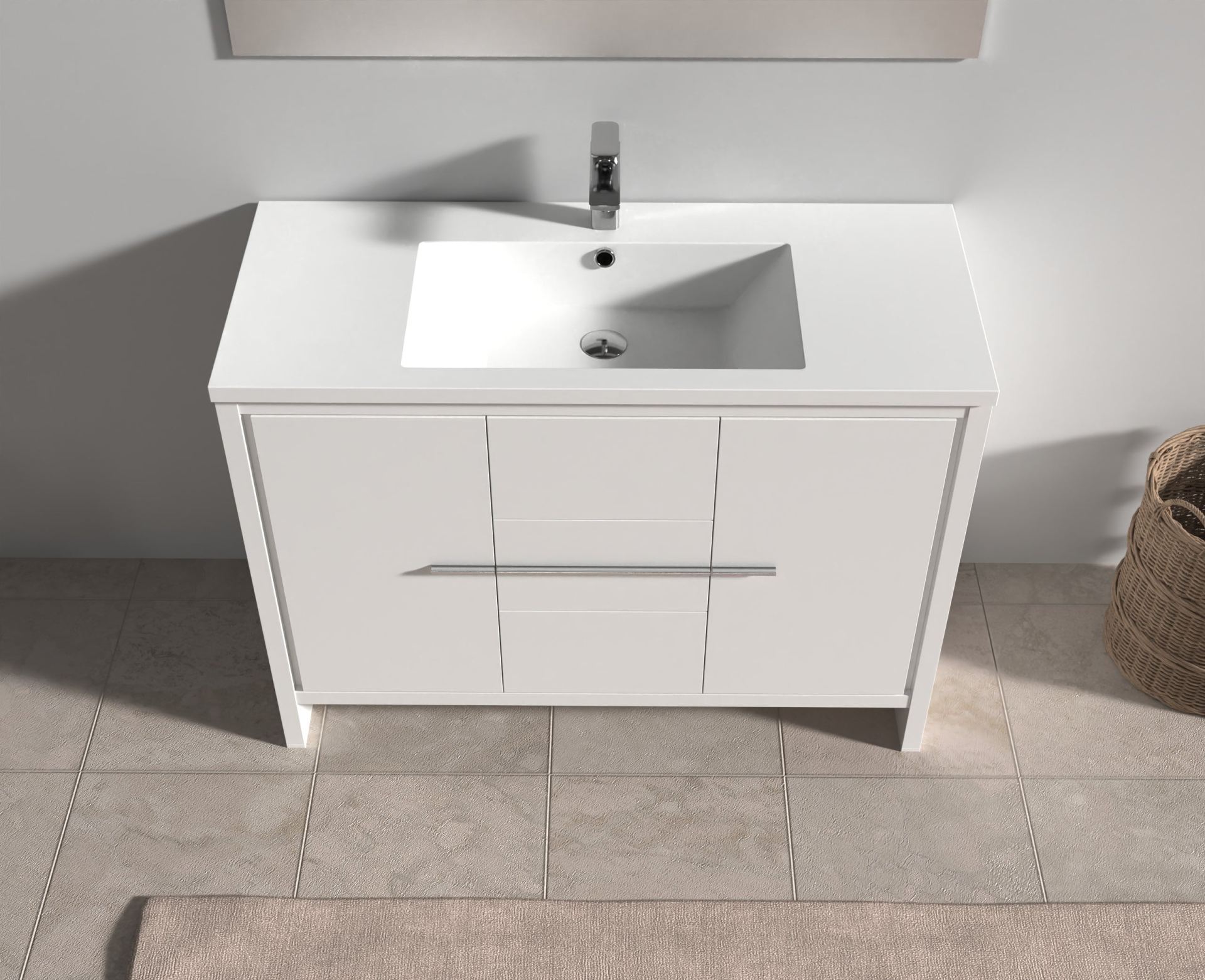 Monako 48" - High Gloss White