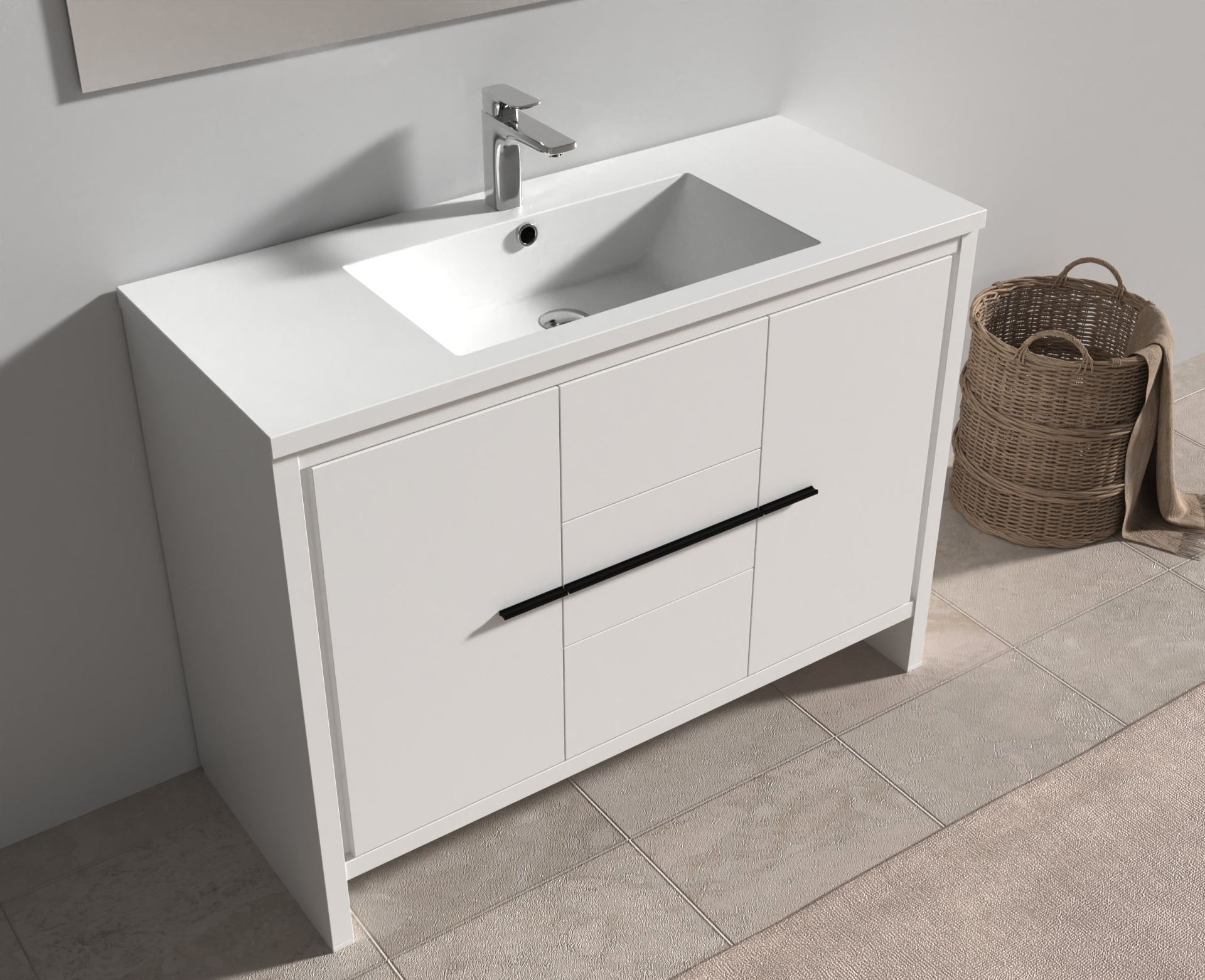 Monako 48" - High Gloss White