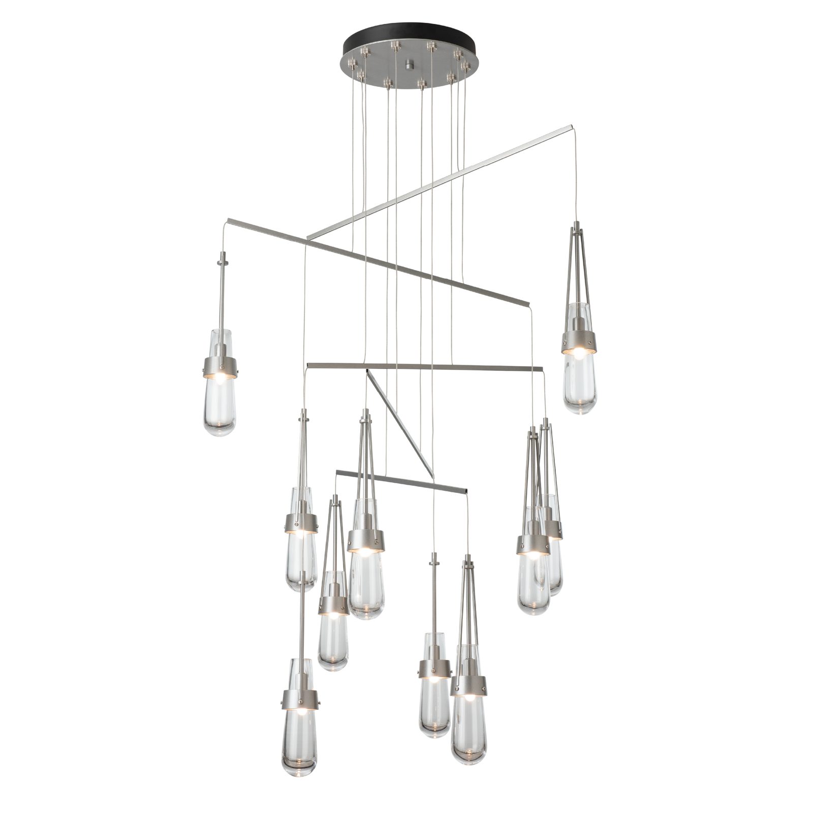 Link 10-Light Clear Glass Mobile Pendant