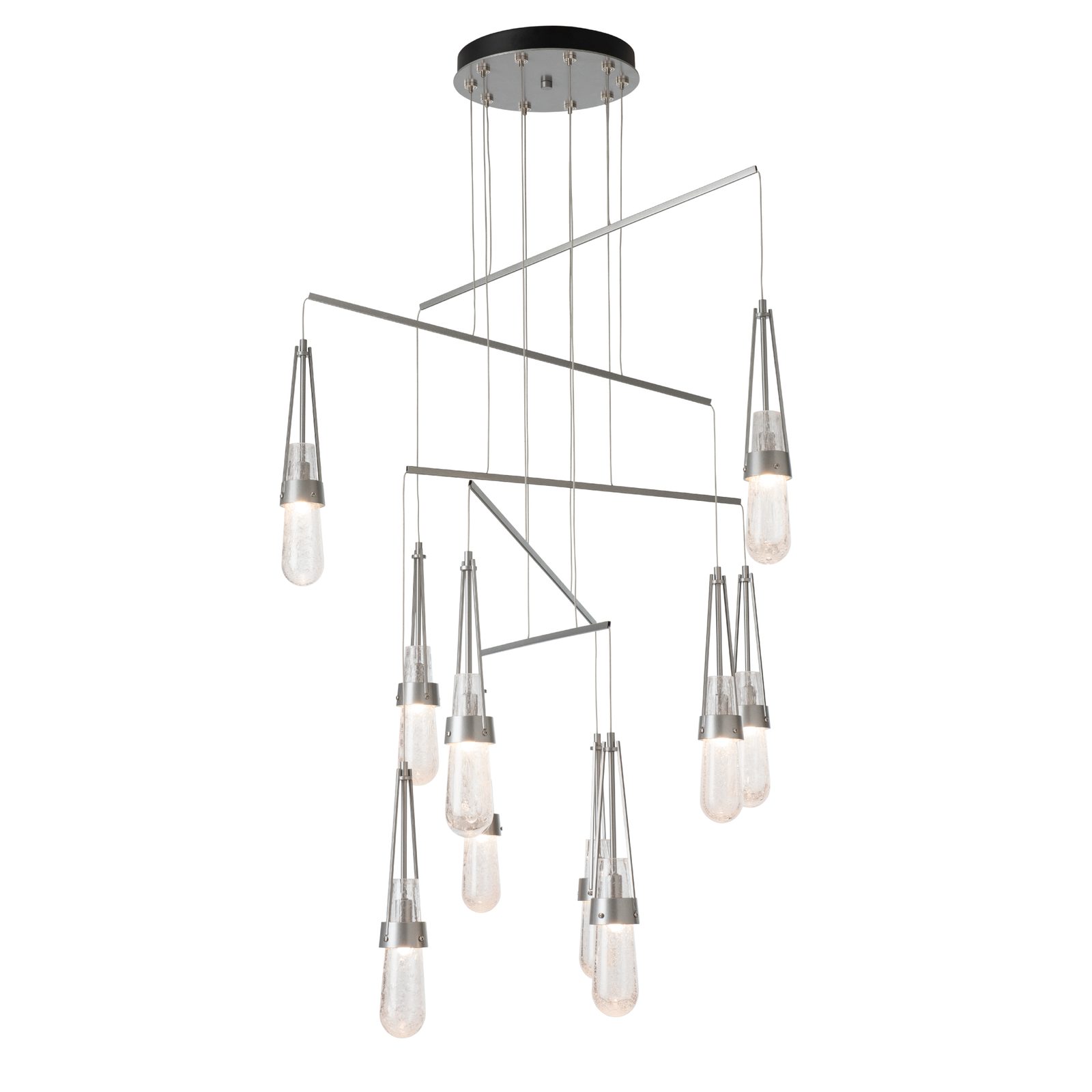 Link 10-Light Blown Glass Mobile Pendant