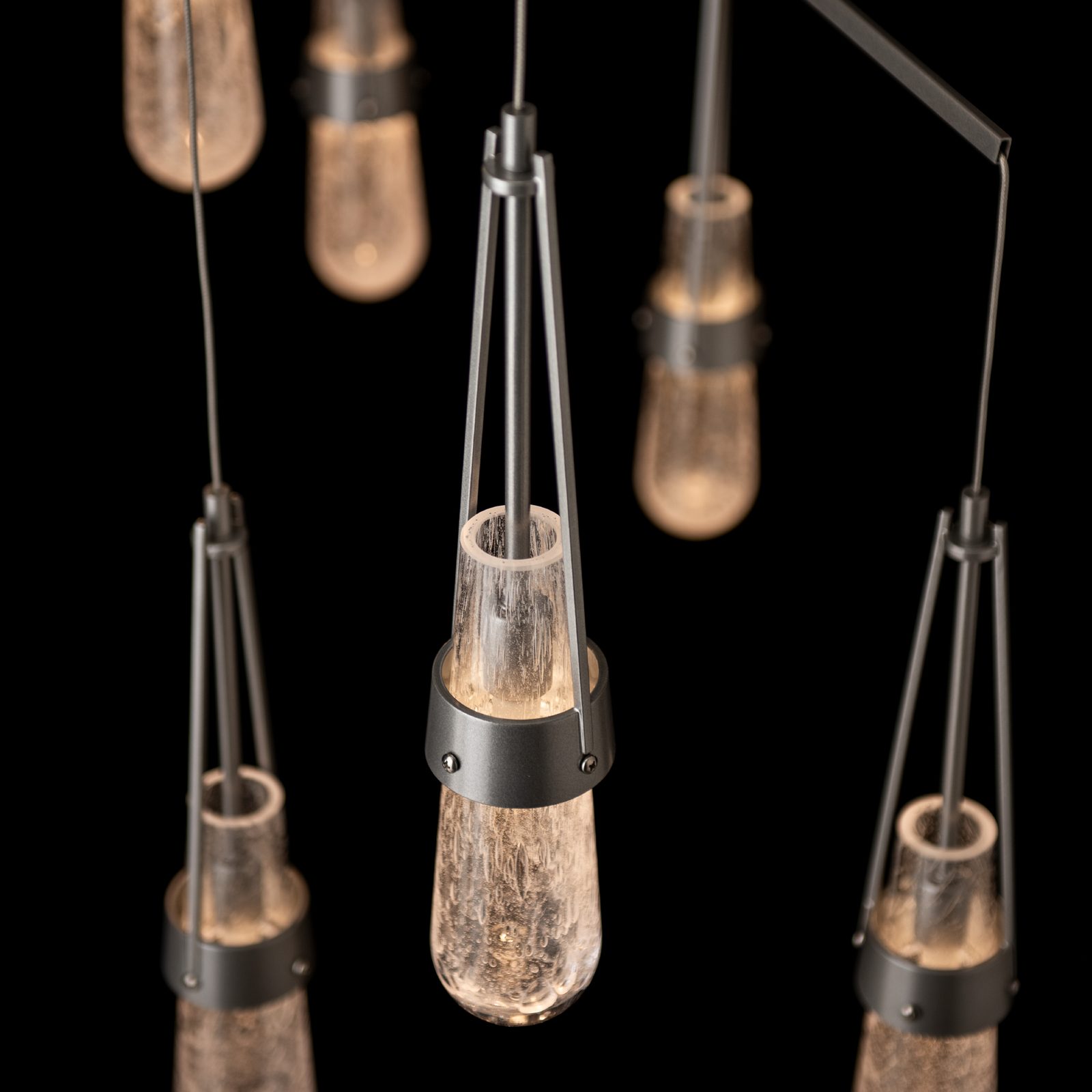 Link 10-Light Blown Glass Mobile Pendant