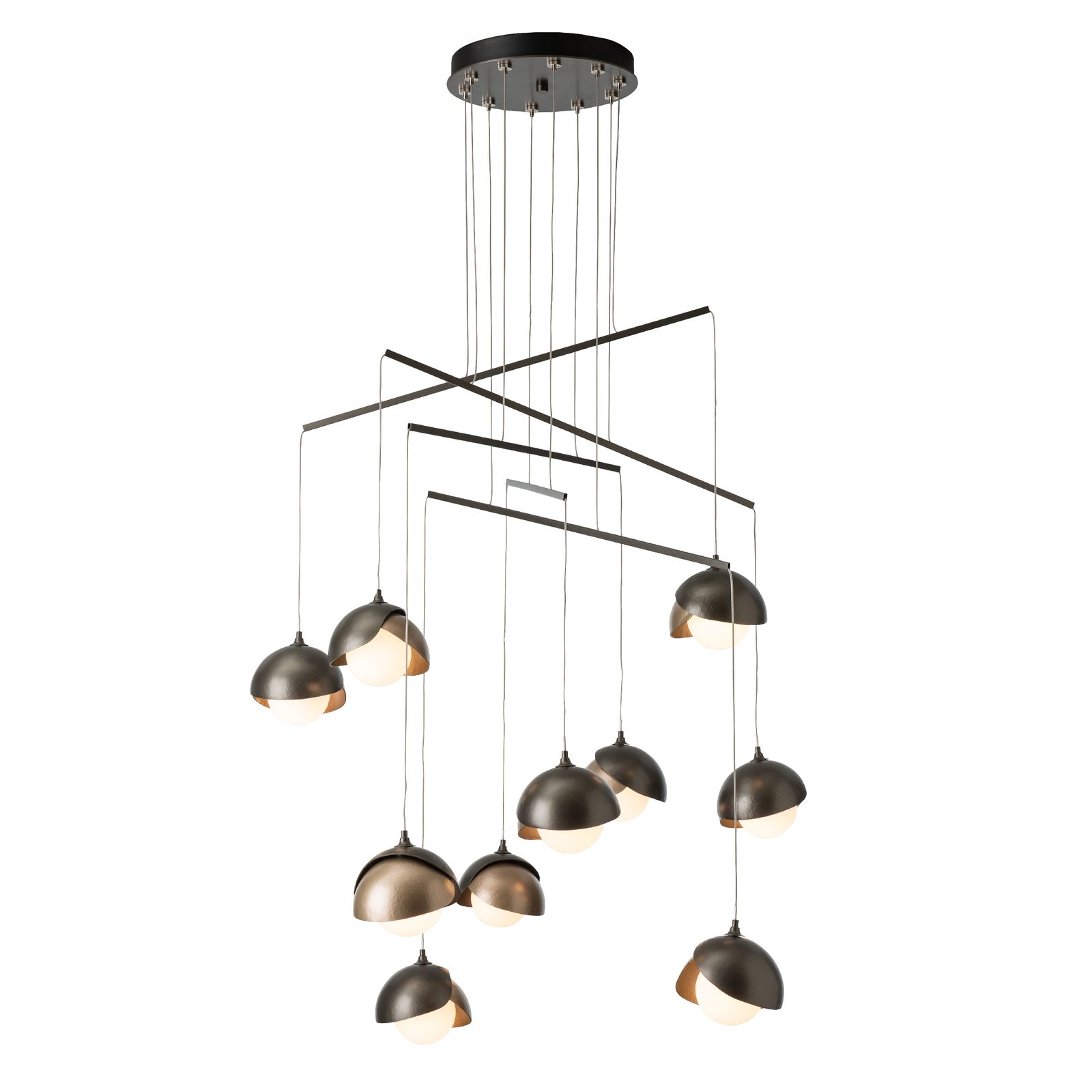 Brooklyn 10-Light Double Shade Mobile Pendant