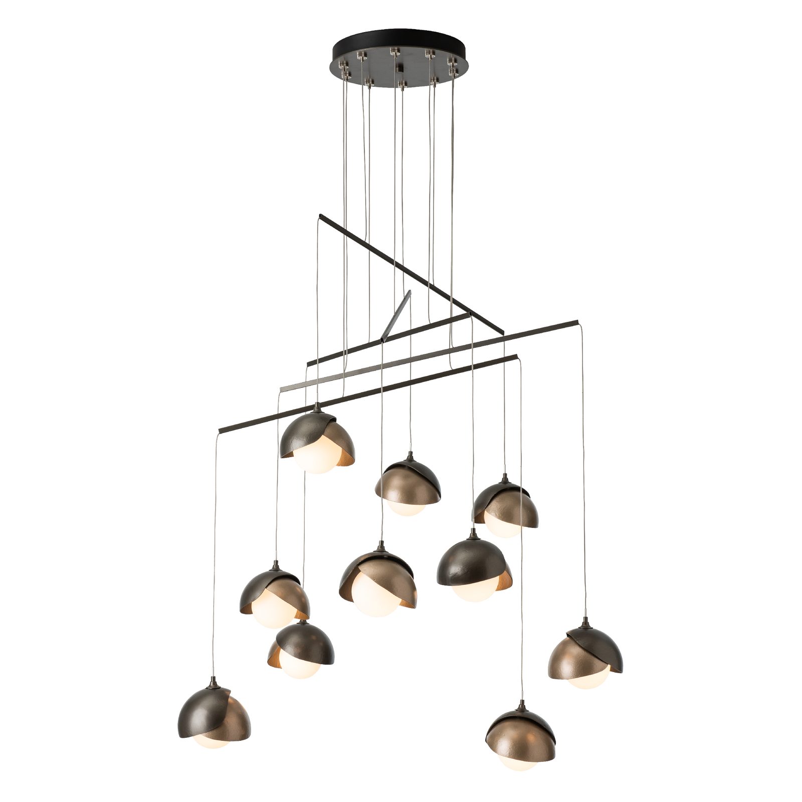 Brooklyn 10-Light Double Shade Mobile Pendant