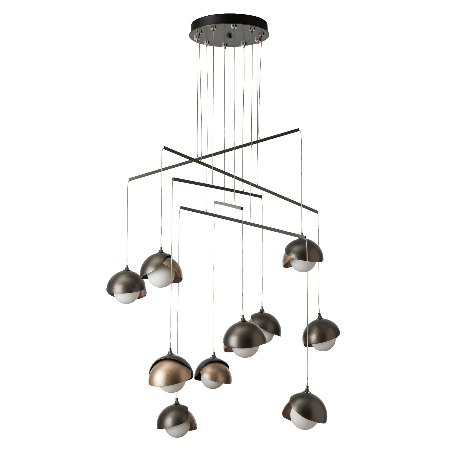 Brooklyn 10-Light Double Shade Mobile Pendant