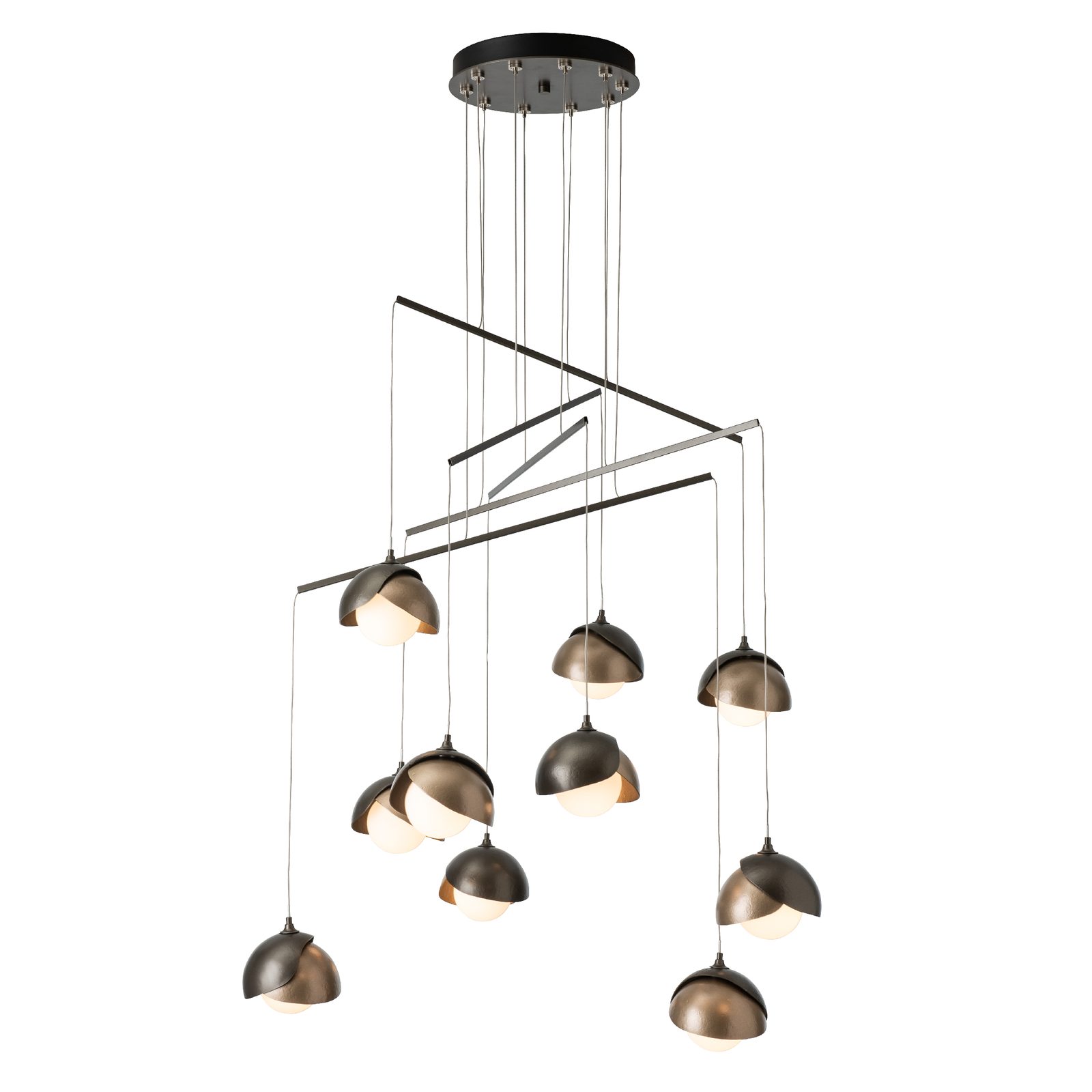 Brooklyn 10-Light Double Shade Mobile Pendant