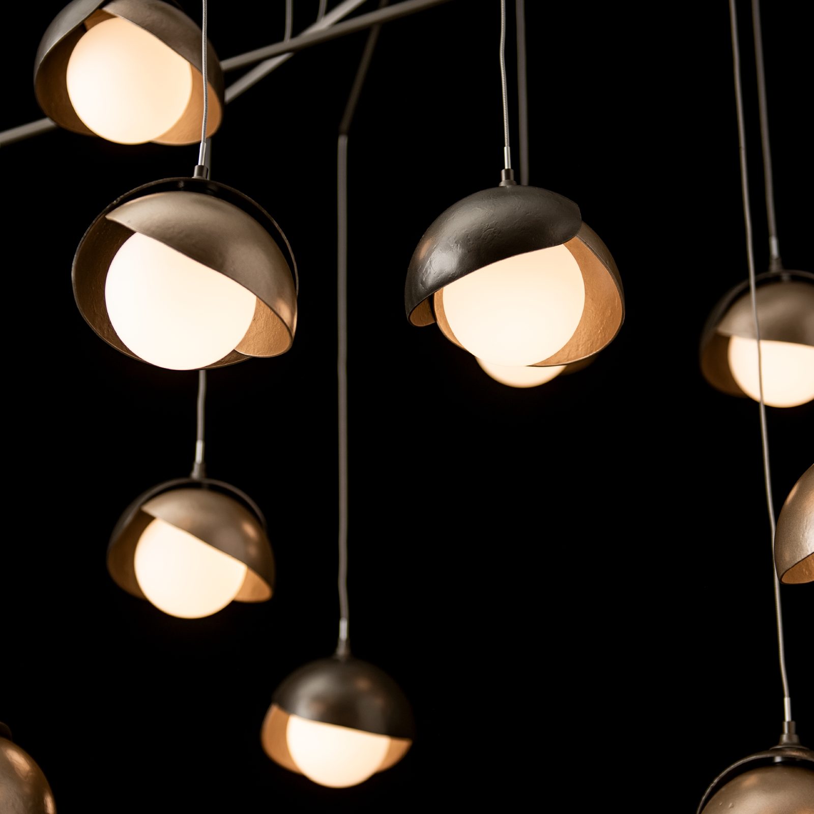 Brooklyn 10-Light Double Shade Mobile Pendant
