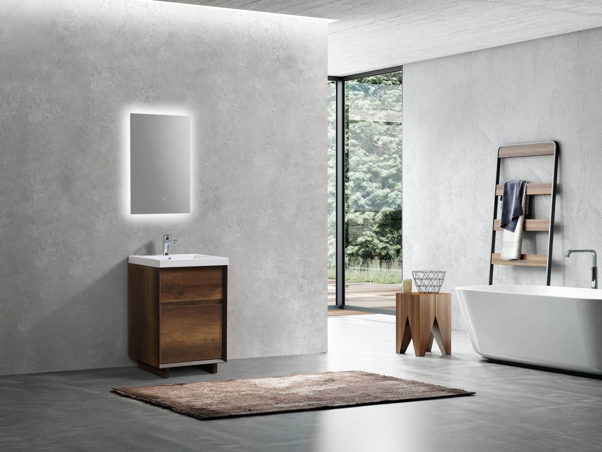 Naname 24" - Without Countertop