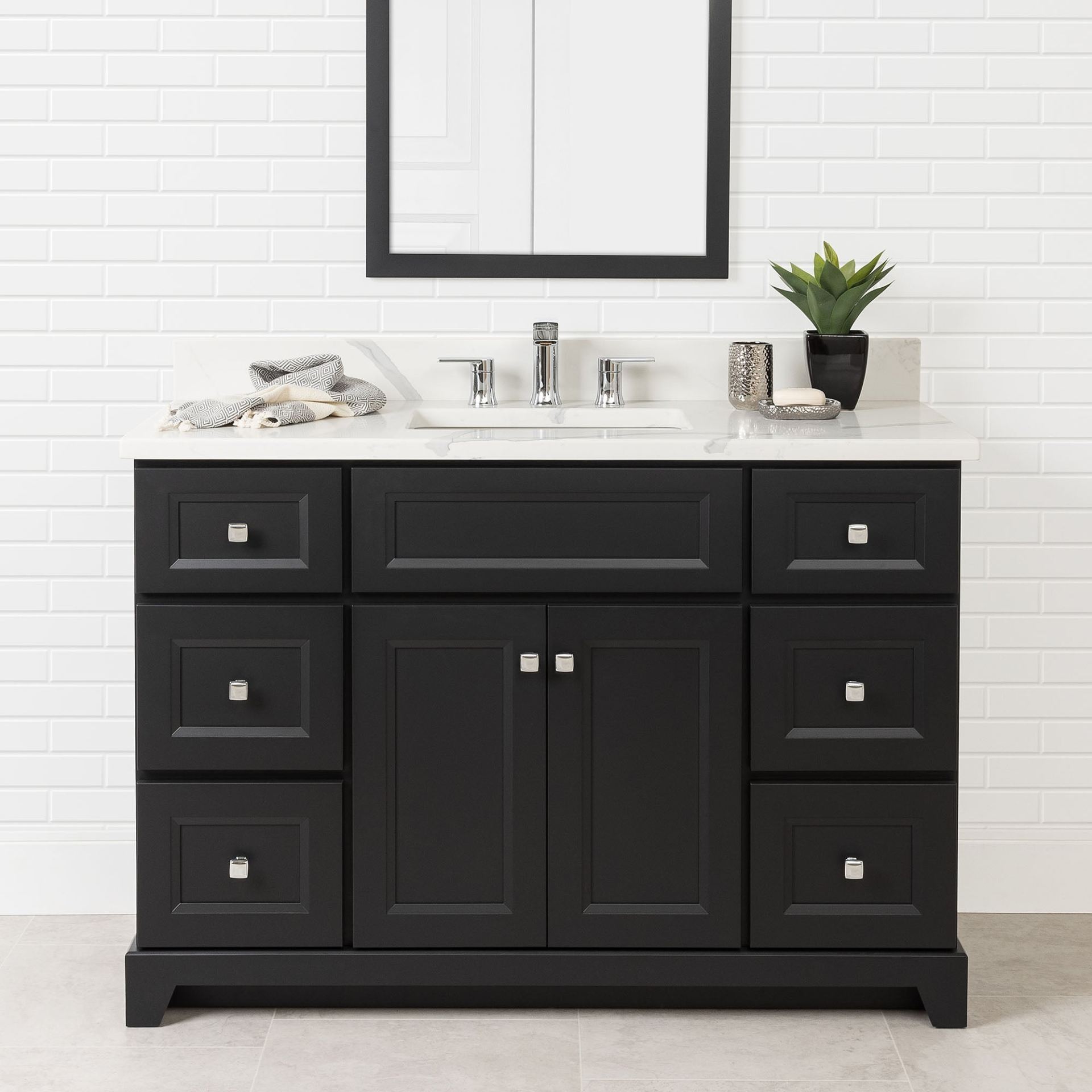 STONEWOOD Premium Collection painted in shades of distinction (Double Vanity)