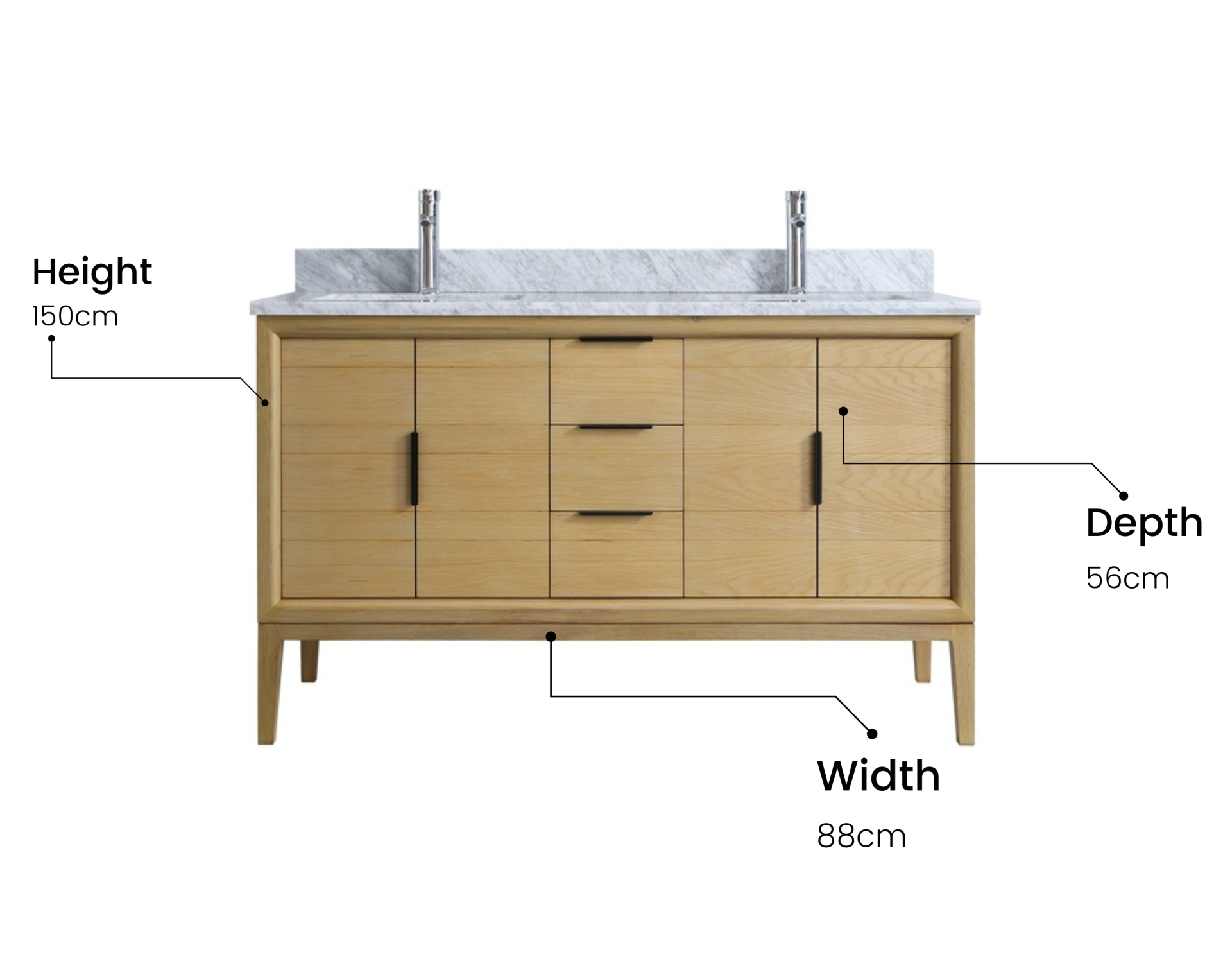 magnifiC 60" double vanity